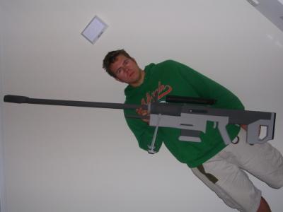 Everybody, meet my Halo 2 Sniper Rifle, and bow down.